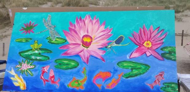 Yoga Internationaal viert de lente! Met onder andere een Art Workshop van Jurjen Fontein