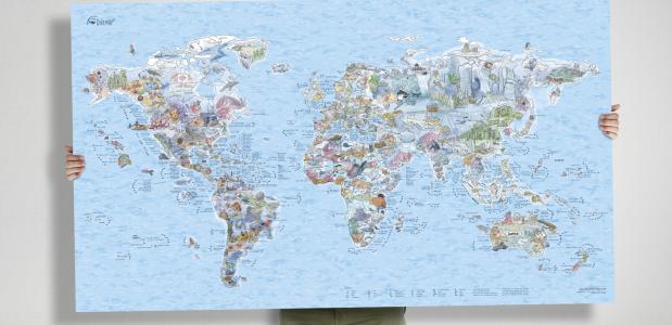 The Yoga Map. Foto Awesome Maps
