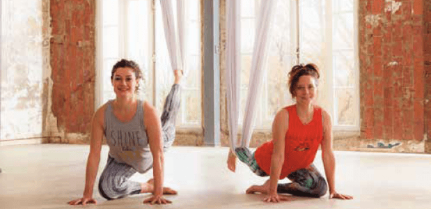 Eka Pada Rajakapotanasana (variatie op de Duif), yoga