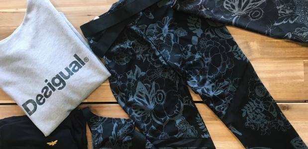 win actie yoga international disigual outfit