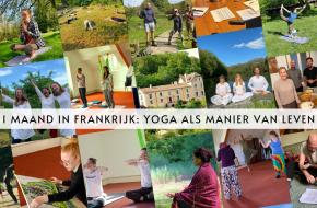 foto presentatie 1 maand Yoga TTC in Frankrijk